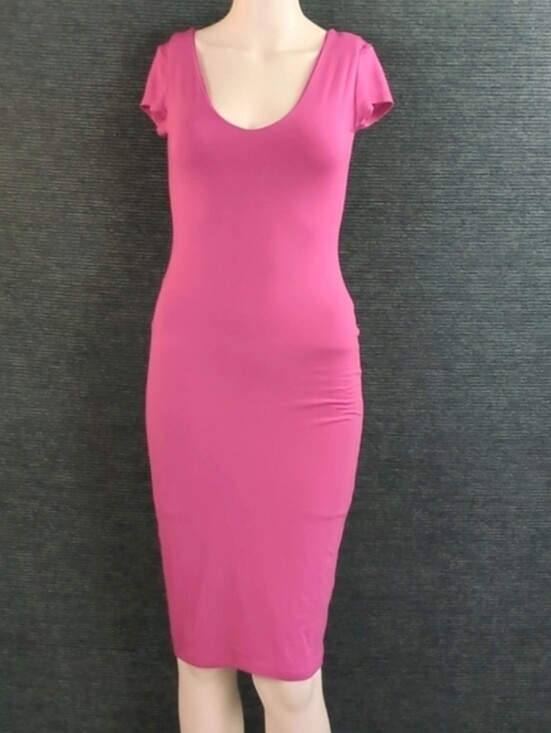 See You Monday Dresses & Skirts - See You Monday! Pink Tee Shirt Dress